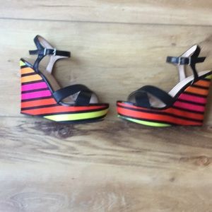 Women’s Worthington Platform Shoes In Size 6&1/2 M